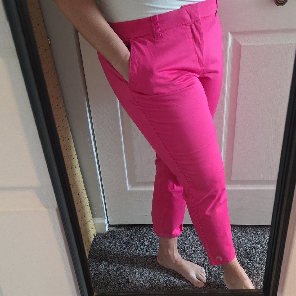 🆕️ JCP Cotton Pink Cropped Pant / Size: 32/14